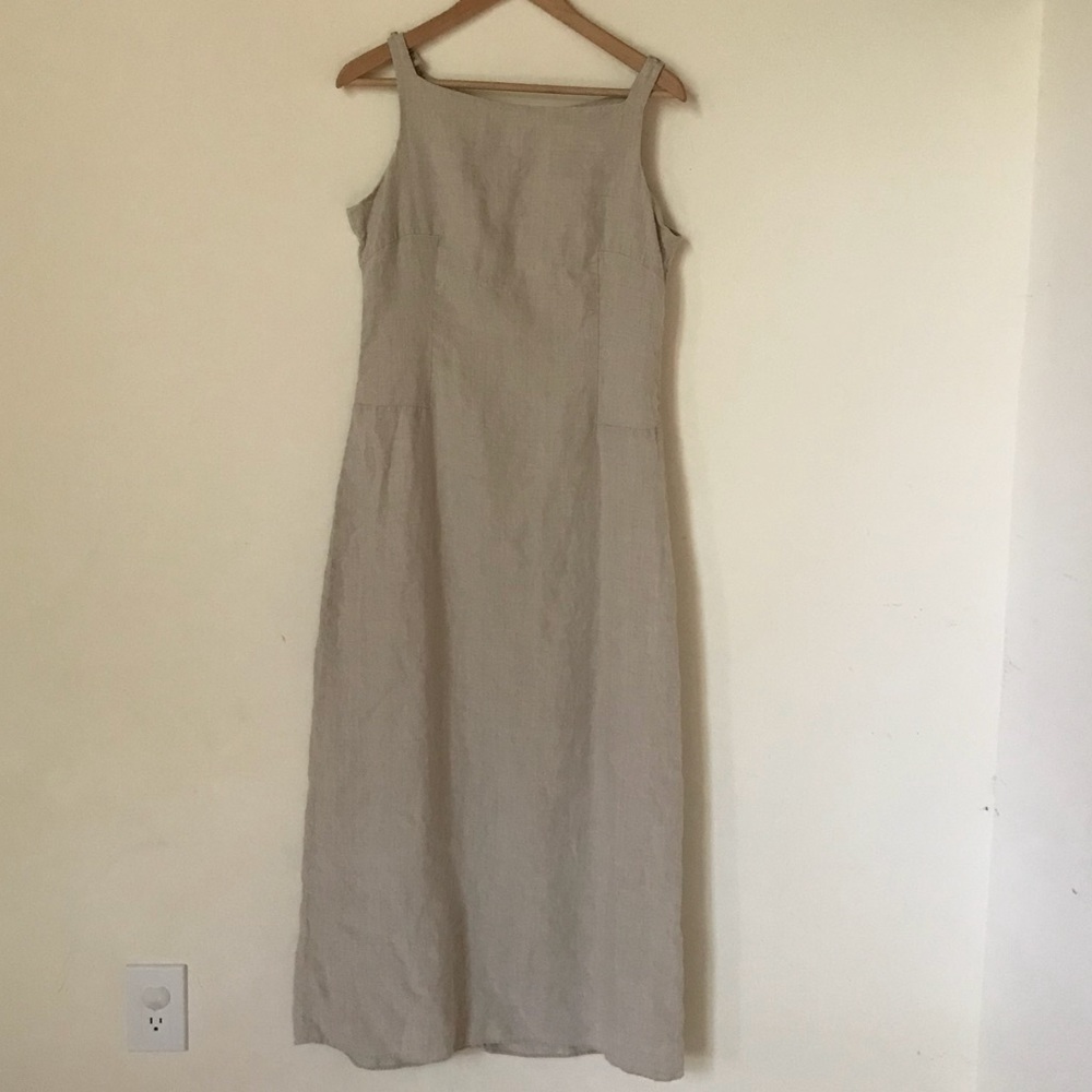 GAP 100% Linen Maxi Dress